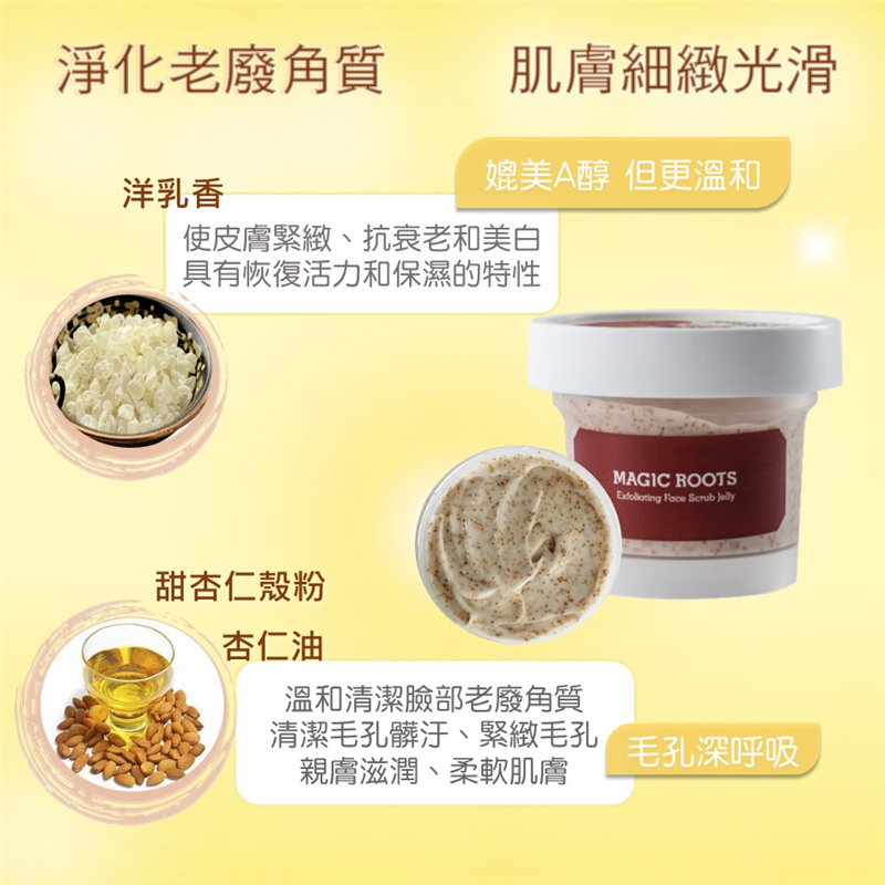 洋乳香菁萃臉部磨砂膏